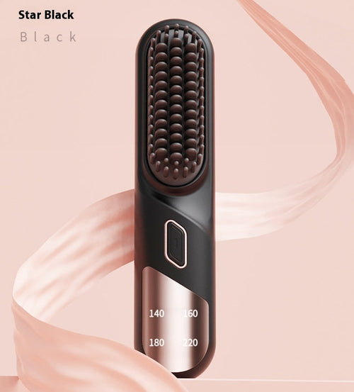 Wet Dry Hair Straightener Cordless Hair Straightener Brush With Fast