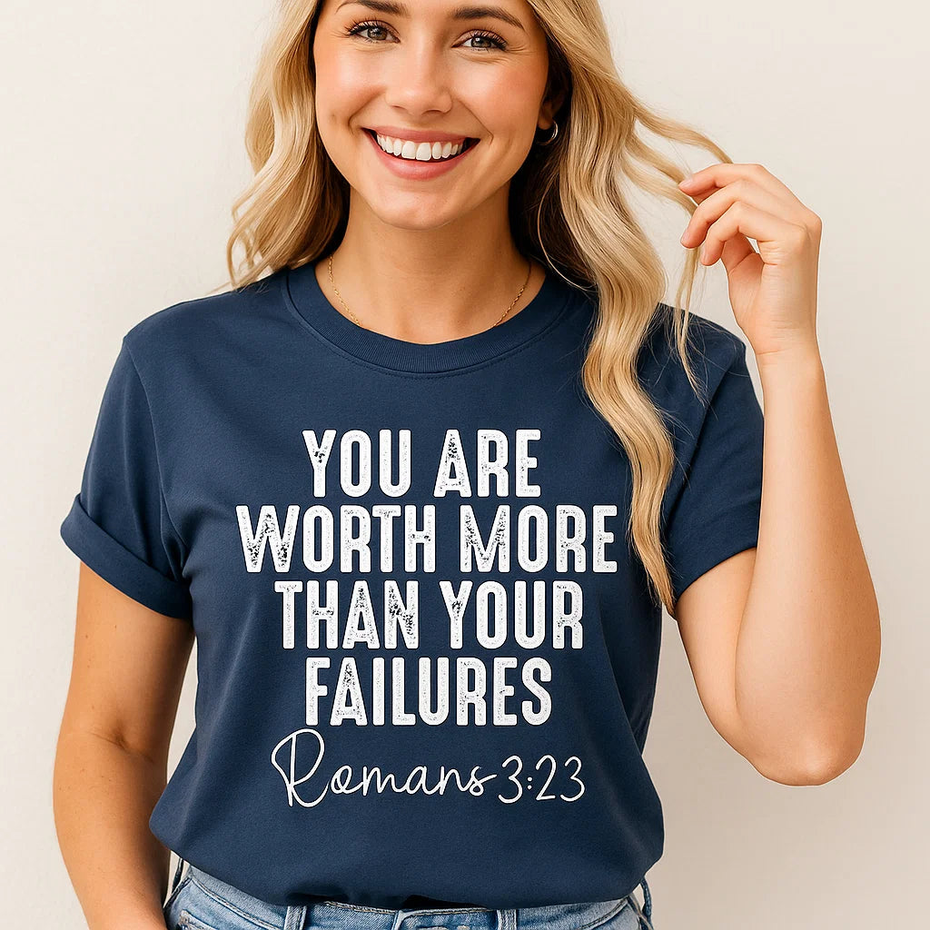 YOU ARE WORTH MORE Christian Inspirational Tee