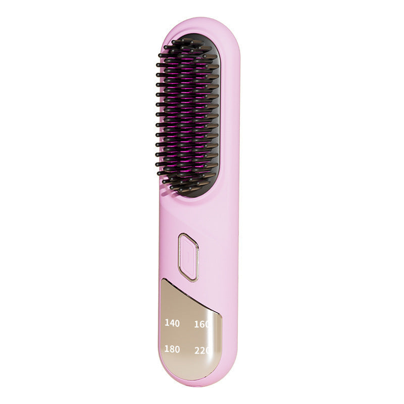 Wet Dry Hair Straightener Cordless Hair Straightener Brush With Fast