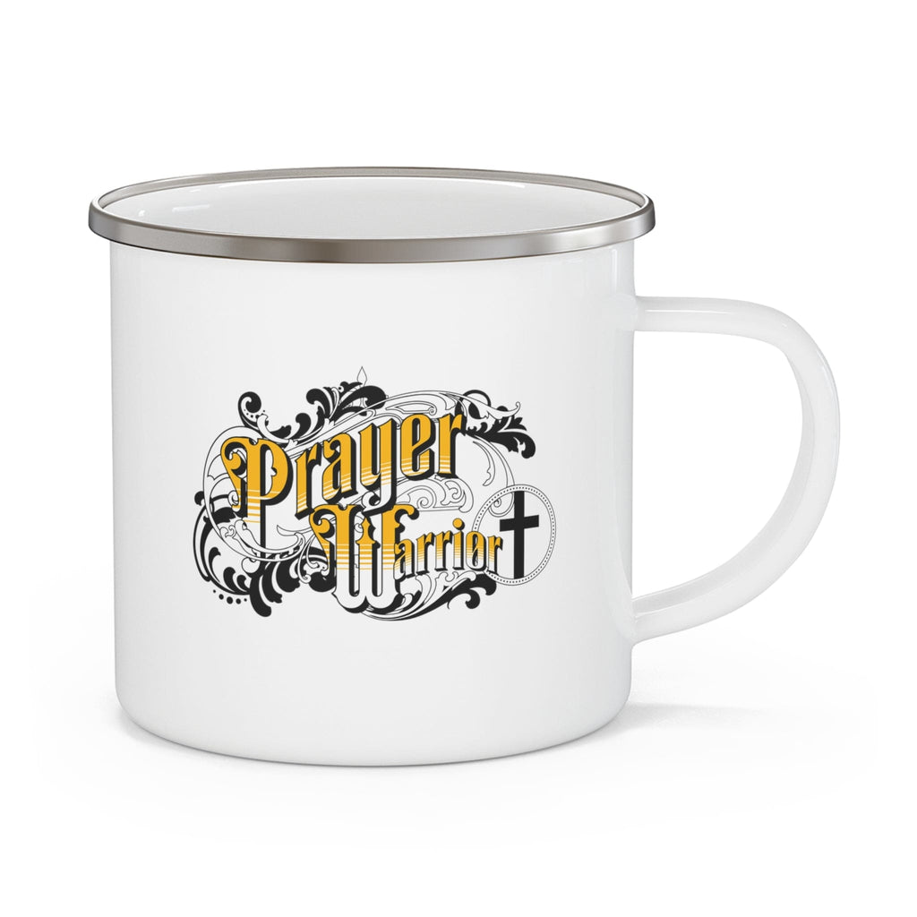Enamel Camping Mug - Prayer Warrior Christian Inspiration - S6