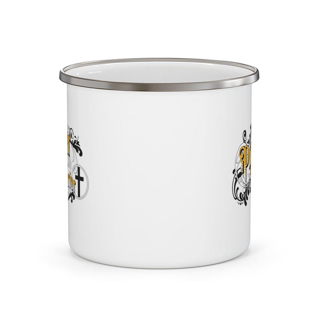 Enamel Camping Mug - Prayer Warrior Christian Inspiration - S6
