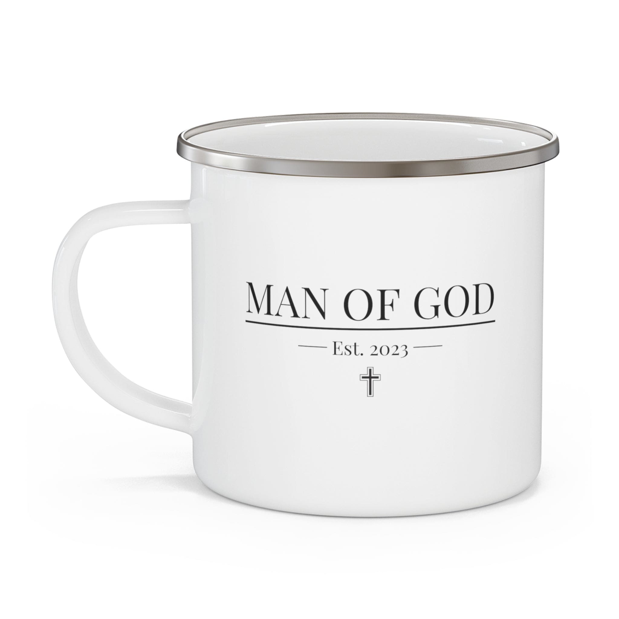 Enamel Camping Mug - Say it Soul - Man of God T-shirt - Christian -