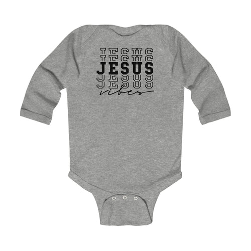 Infant Long Sleeve Bodysuit - Jesus Vibes Christian Inspiration