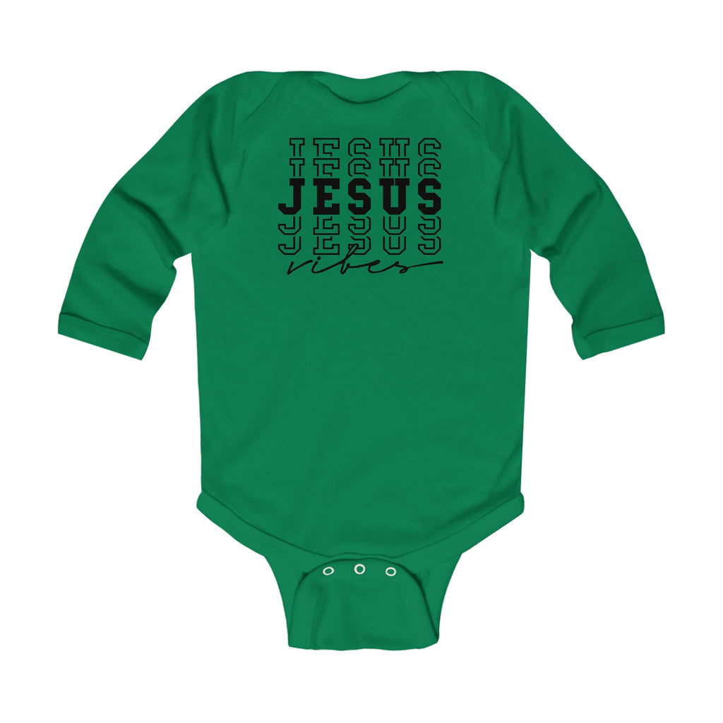 Infant Long Sleeve Bodysuit - Jesus Vibes Christian Inspiration