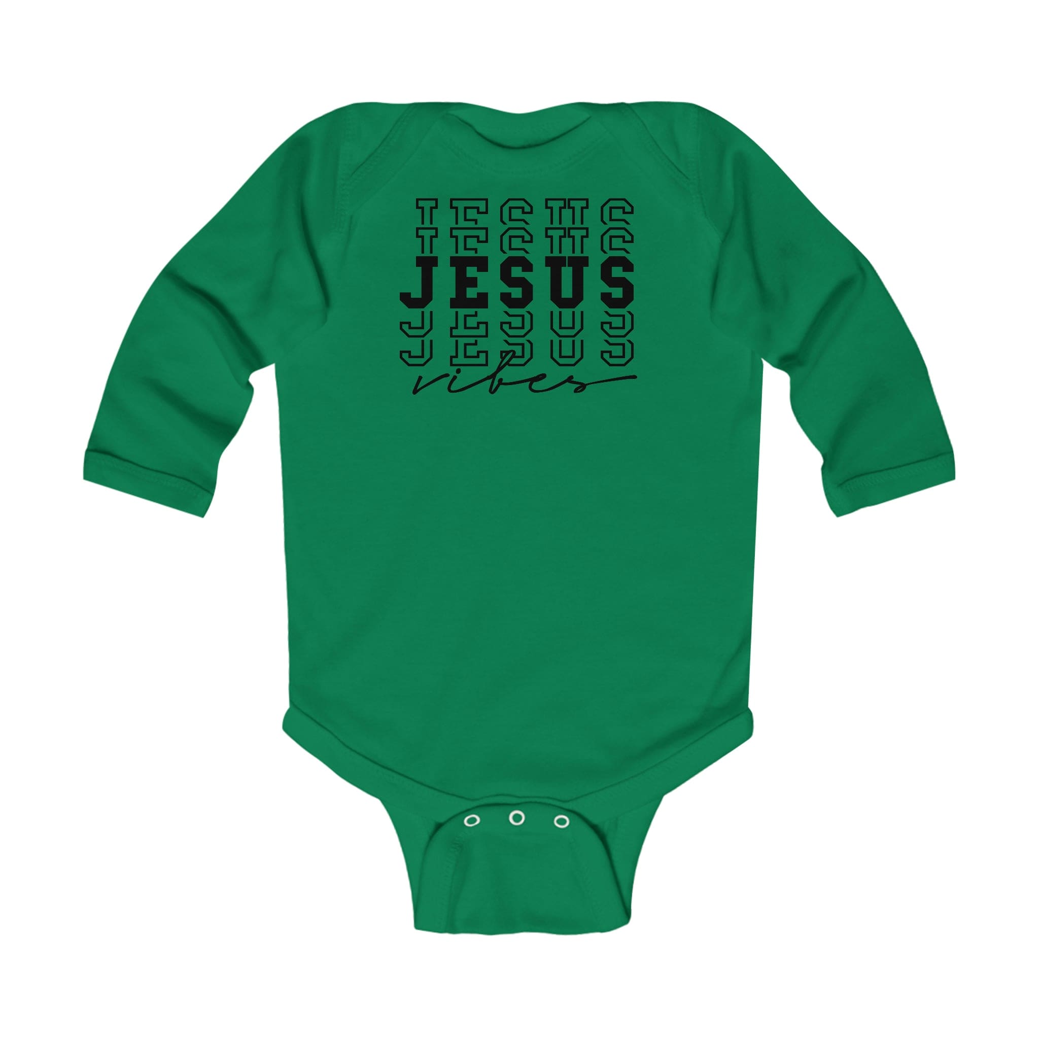Infant Long Sleeve Bodysuit - Jesus Vibes Christian Inspiration