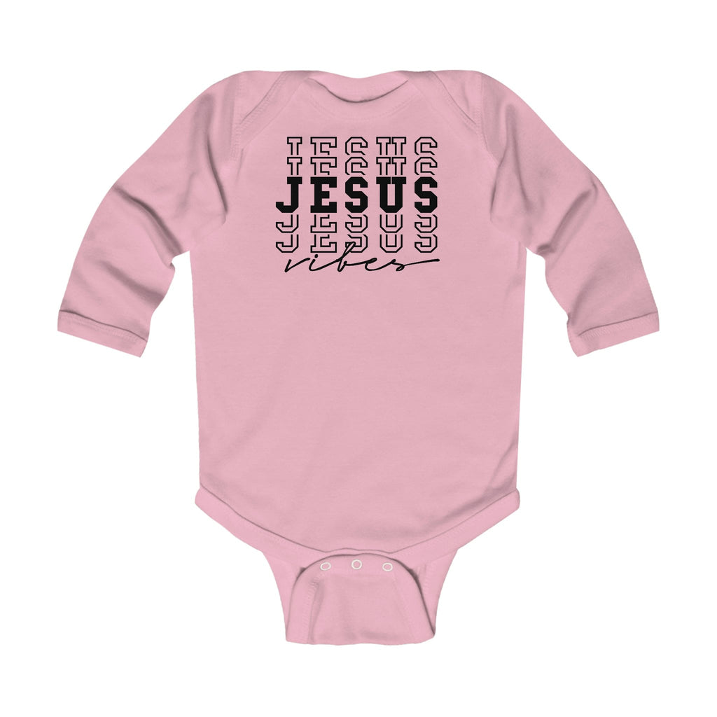 Infant Long Sleeve Bodysuit - Jesus Vibes Christian Inspiration