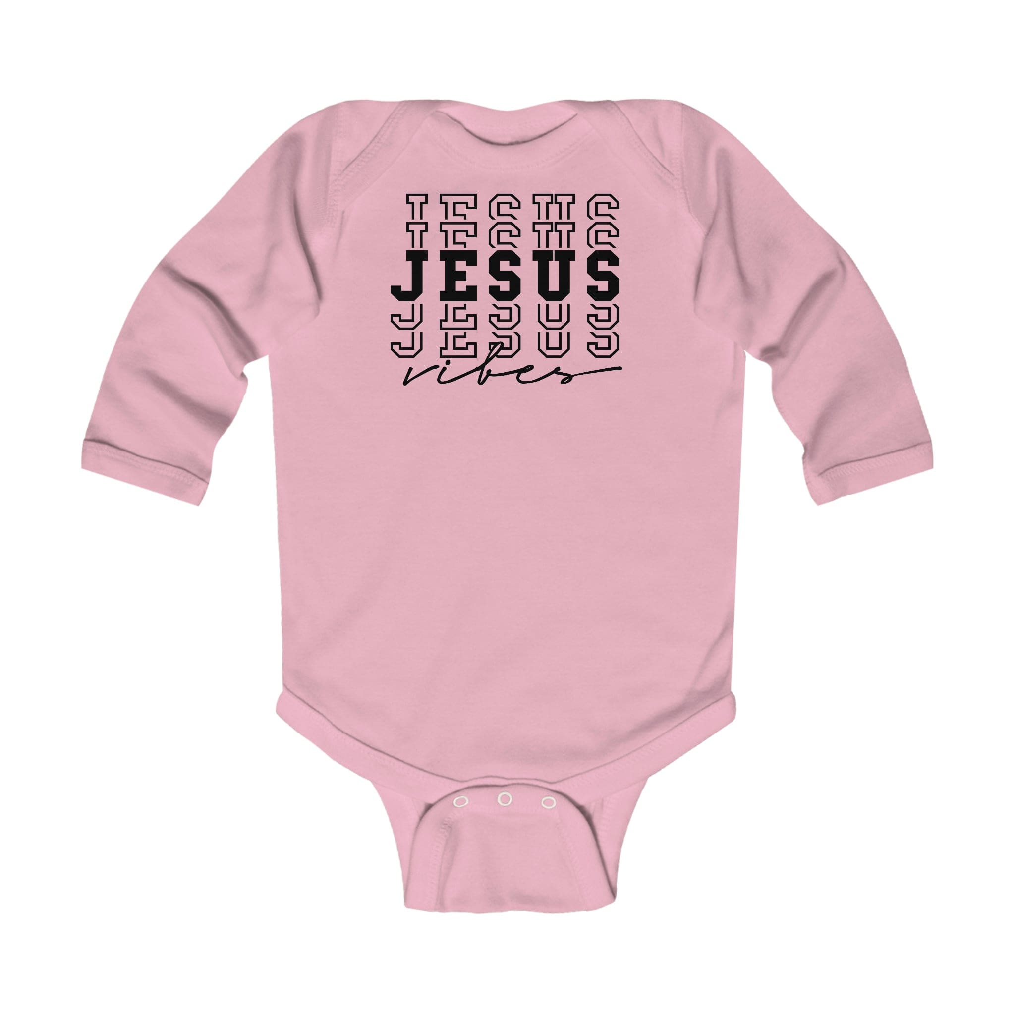 Infant Long Sleeve Bodysuit - Jesus Vibes Christian Inspiration