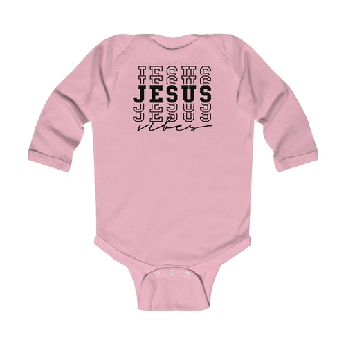 Infant Long Sleeve Bodysuit - Jesus Vibes Christian Inspiration
