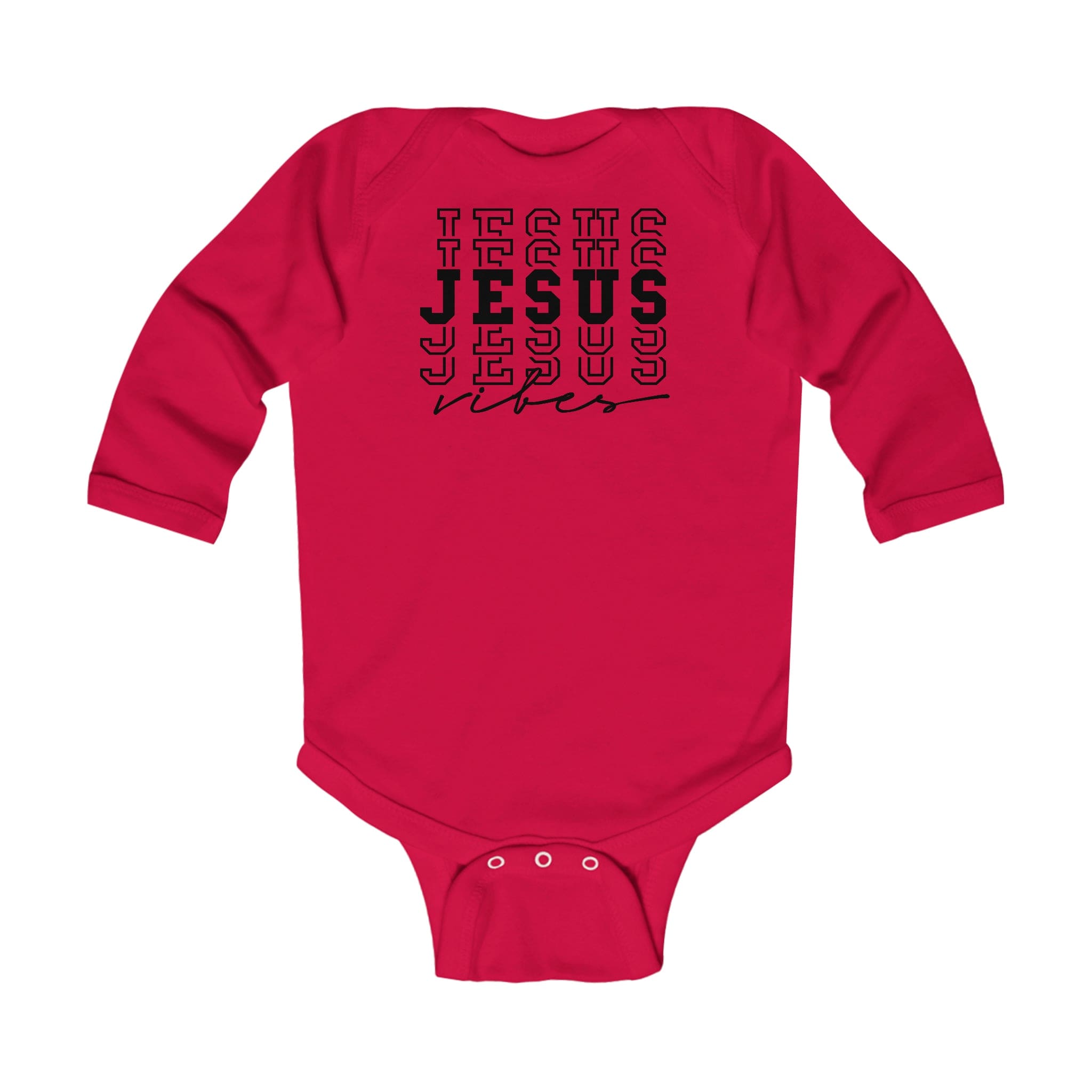 Infant Long Sleeve Bodysuit - Jesus Vibes Christian Inspiration