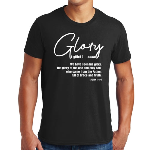 Mens Graphic T-shirt Glory - Christian Inspiration
