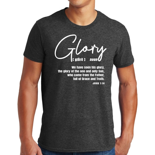 Mens Graphic T-shirt Glory - Christian Inspiration