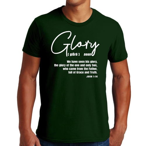Mens Graphic T-shirt Glory - Christian Inspiration