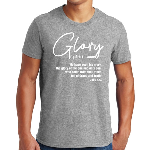 Mens Graphic T-shirt Glory - Christian Inspiration