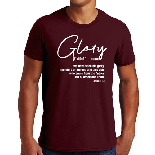 Mens Graphic T-shirt Glory - Christian Inspiration