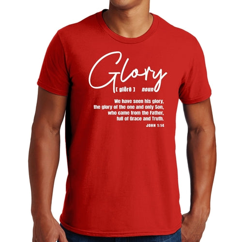 Mens Graphic T-shirt Glory - Christian Inspiration