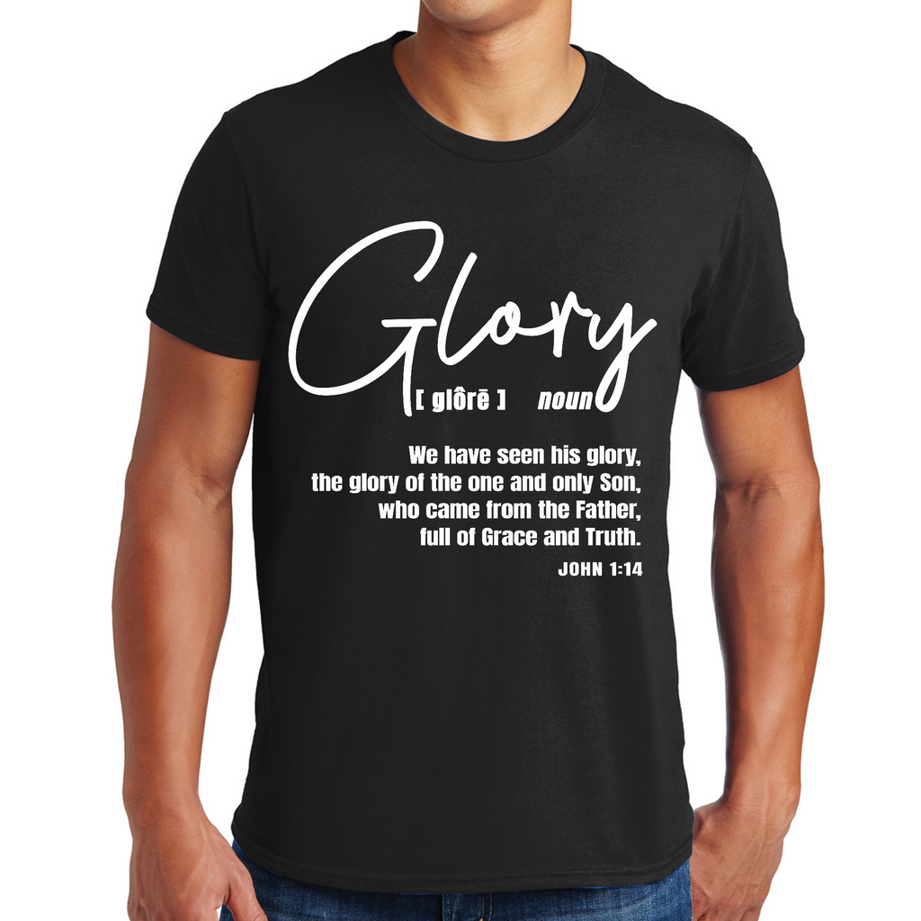 Mens Graphic T-shirt Glory - Christian Inspiration